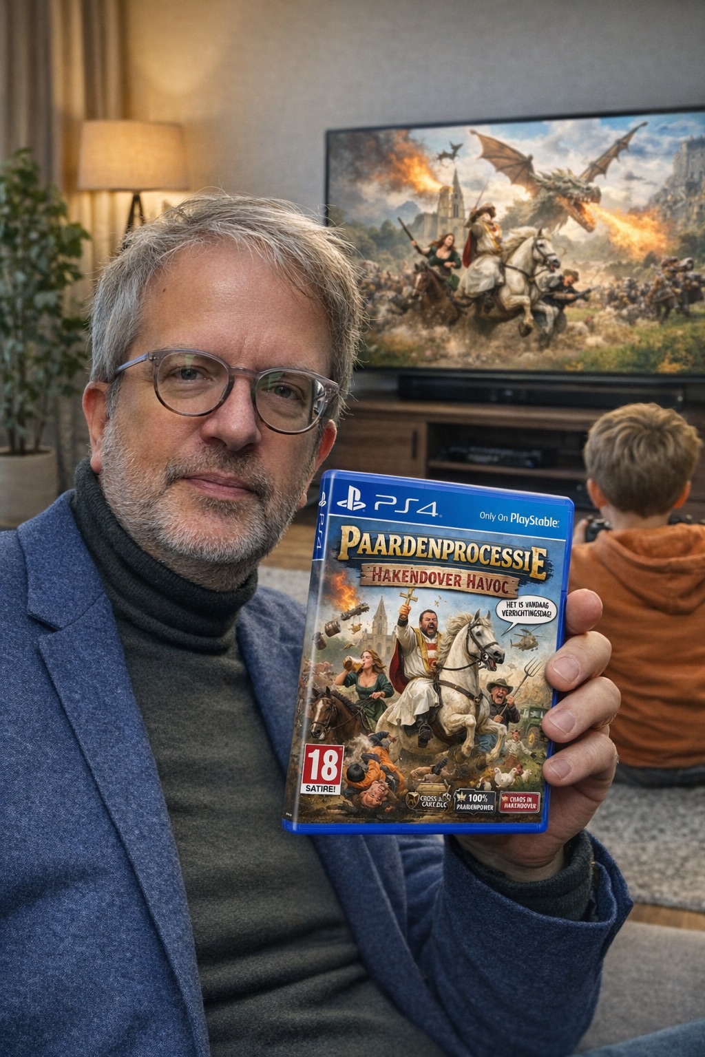 VR op de Tiense berg (satirische context)