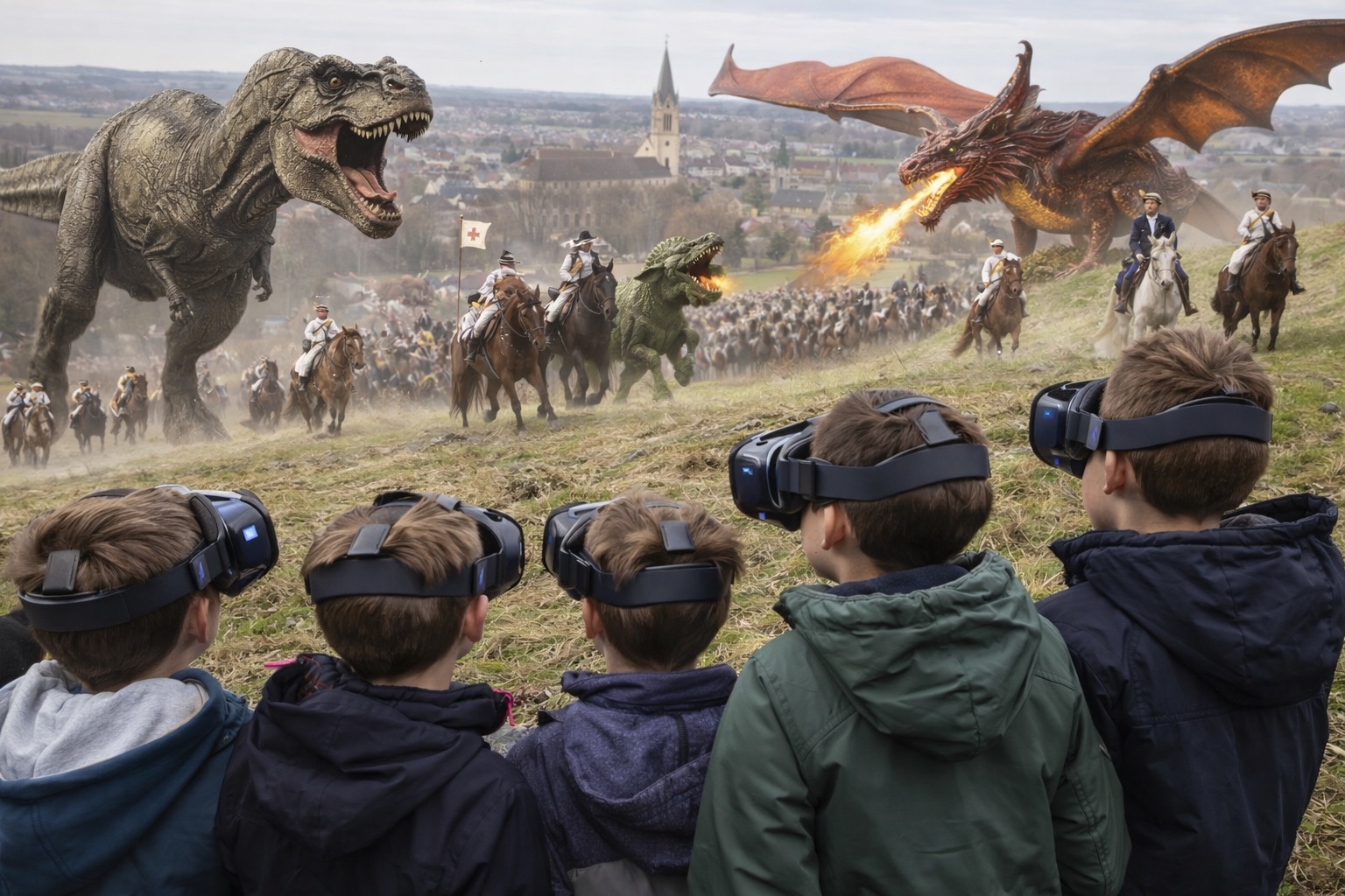 VR op de Tiense berg (satirische context)